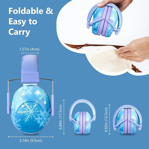 Kids Noise Cancelling Headphones, Kids Ear Protection Monster Jam Truck, Firewor - Picture 3 of 8